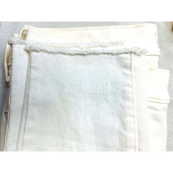 Lucky Brand Bridgette High Rise Skinny Jeans Cream 10/30A Cotton Blend - Picture 5 of 5